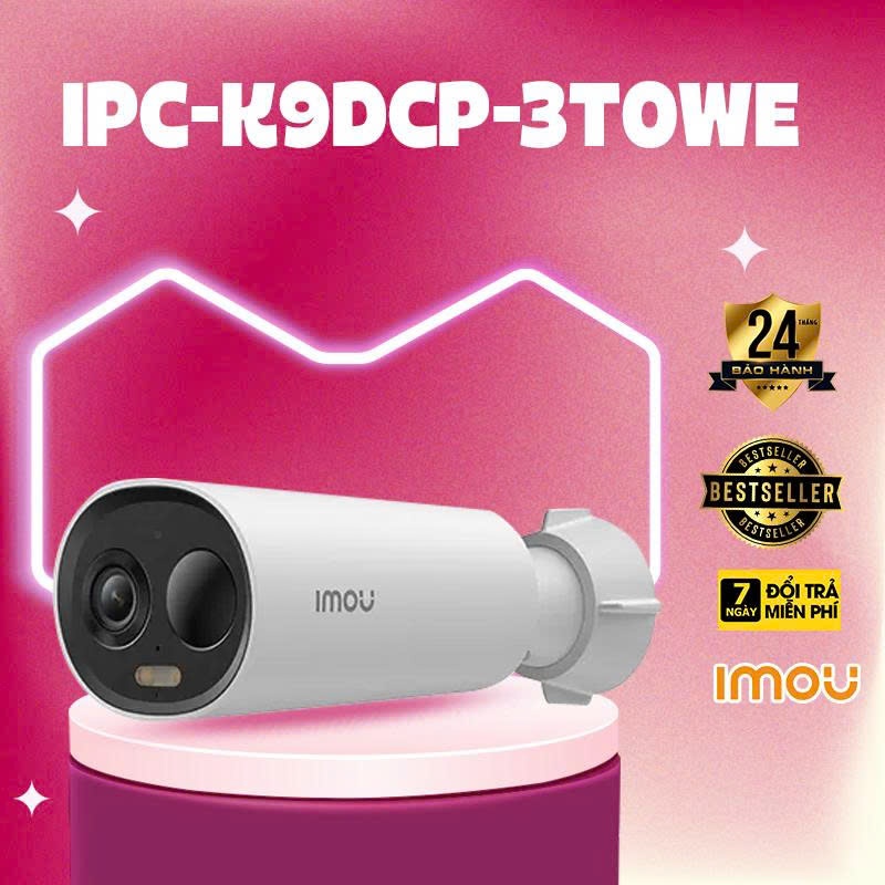 Camera Wifi IMOU Cell 3C IPC-K9DCP-3T0WE 3MP Pin Sạc | Lắp Được Ngoài Trời (Không kèm tấm Pin năng l