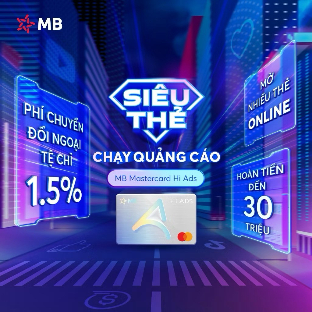 (MB BANK) Dịch vụ phát hành thẻ MB hi collection ADS