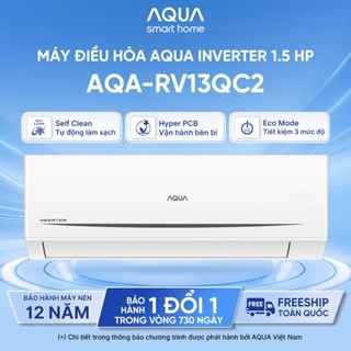 Máy điều hòa Aqua Inverter New Clean Cool 1.5 HP AQA-RV13QC2