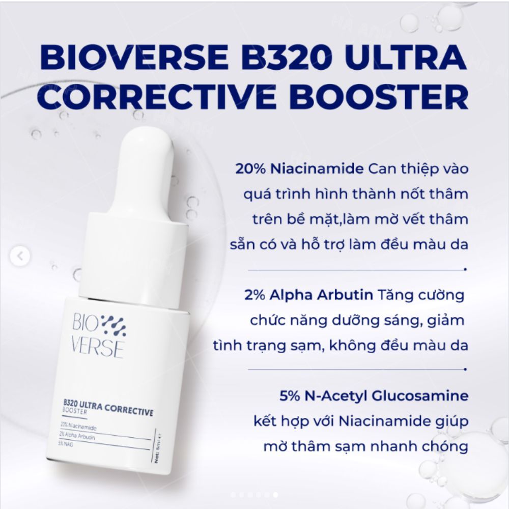 Ảnh 3 của Tinh Chất Bioverse B320, B351 cải thiện mụn, làm sáng, mờ thâm.