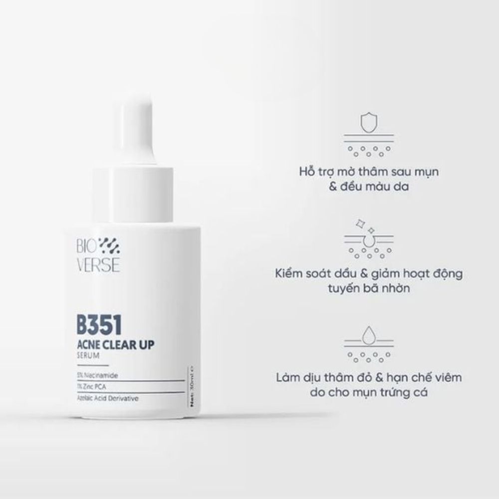 Ảnh 6 của Tinh Chất Bioverse B320, B351 cải thiện mụn, làm sáng, mờ thâm.