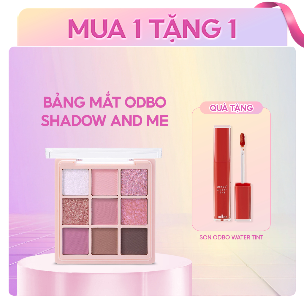 Bảng Mắt Odbo 9 Ô - OD2014 Shadow & Me - Chất Phấn Mịn, Bám Màu Tốt