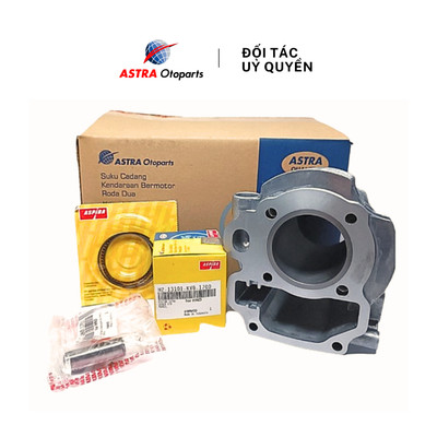 Bộ hơi (xy lanh) kèm piston + sec măng Aspira cho xe Honda Air Blade 110 mã H2-121P0-KVB-1100