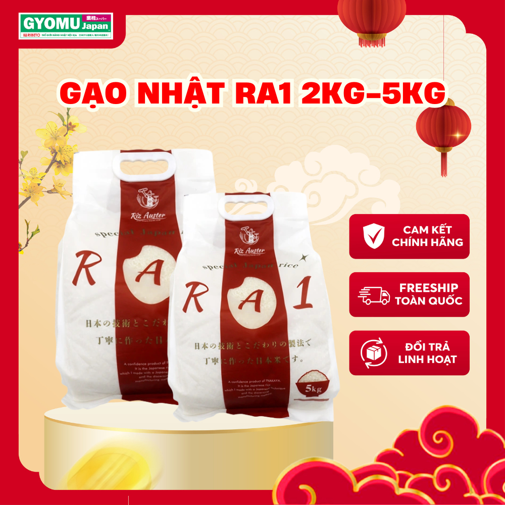 Gạo Nhật - Gạo Nhật RA1 2kg, 5kg - GYOMU JAPAN
