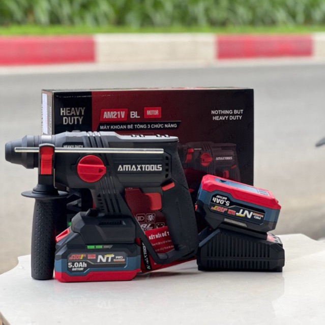 AMAX CHÍNH HÃNG : Khoan Bê Tông Amax Tools A3CN22SM kèm compo tuỳ chọn .