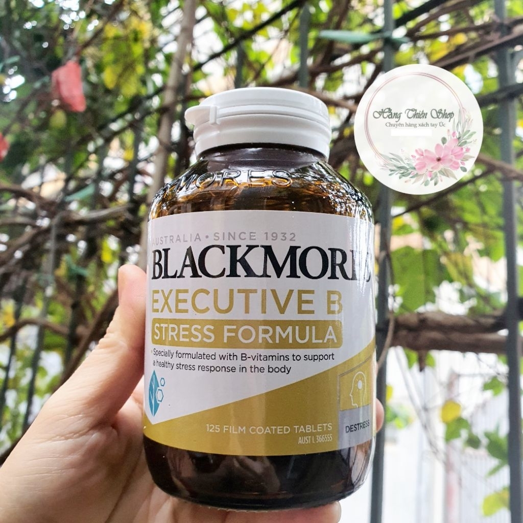 Viên uống giảm căng thẳng, stress Blackmores Executive B Stress Formula 125 viên