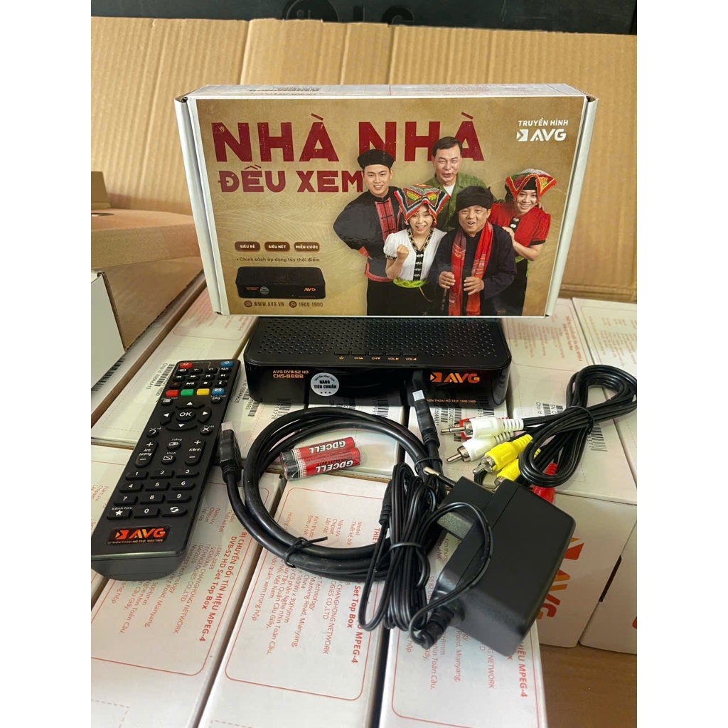 đầu thu truyền hình vệ tinh AVG Mobitv DTH mẫu mới GHS-8888