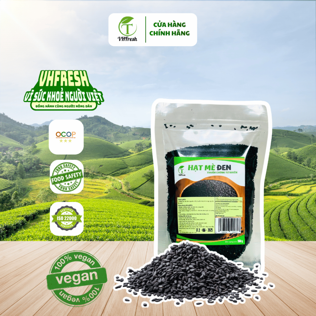 HẠT MÈ ĐEN HỮU CƠ VHFresh