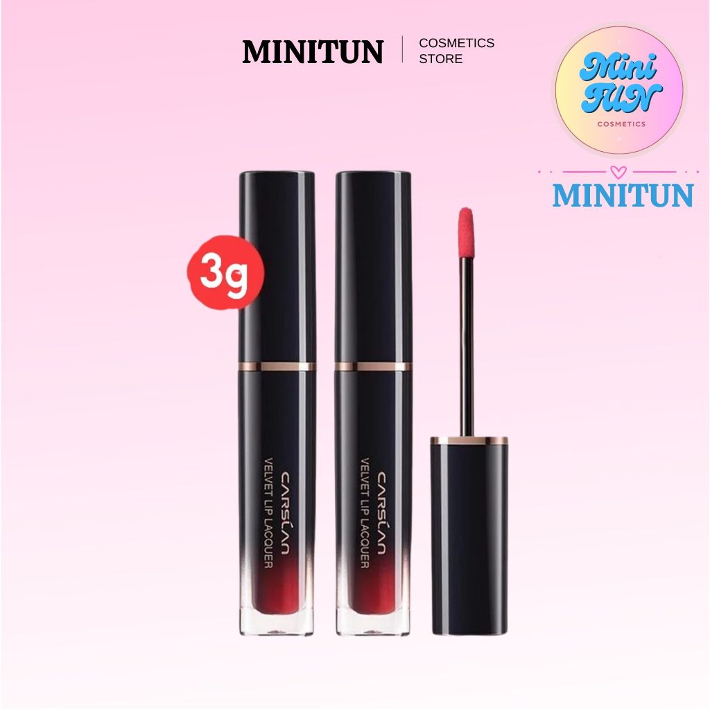 Son Thỏi Lì Carslan Matte Kissed Lipstick Dưỡng Ẩm Trang Điểm Môi Lâu Trôi 1g MiniTun