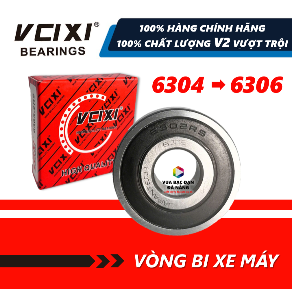 [COMBO 5 CÁI] Vòng bi bạc đạn VCIXI 6304 6305 6306 2RS chính hãng - Vua Bạc Đạn Shop