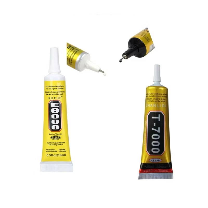 Keo Dán Điện Thoại T7000/E8000 (15ml-50ml) Keo Đen/Trắng