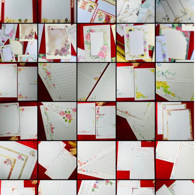 Giấy thi 4 ô ly, Giấy thi 5 ô ly, Giấy hoa 4 ô ly, Giấy thi 5 ô ly, Giấy thư pháp, Giấy khai bút, Gi