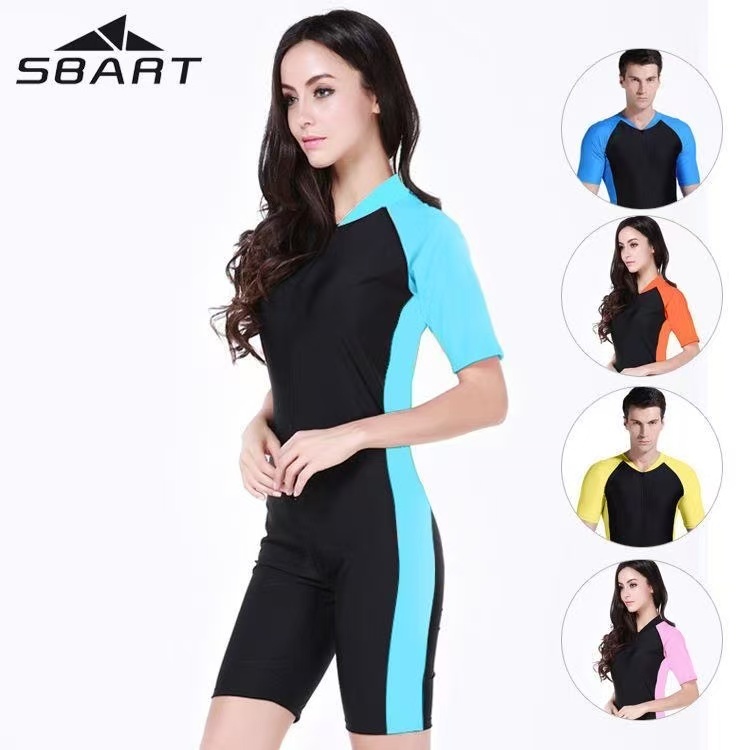 Shark Butt Unibody Swimsuit Nữ chuyên nghiệp Diving Suit Xuân Hè Chống nắng Surf Suit Đối với nam và