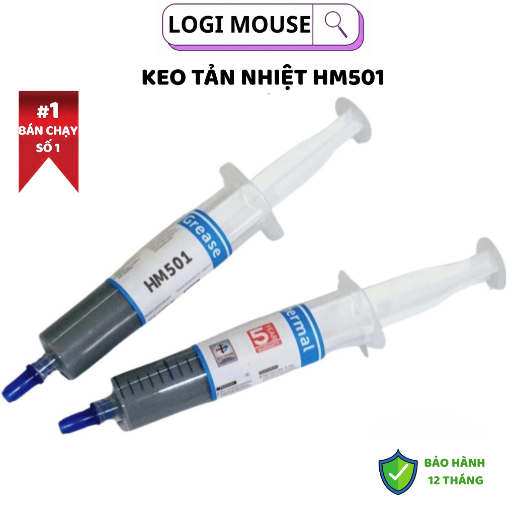 KEO ỐNG TẢN NHIỆT THERMAL COMPOUND HM501 - Tản Nhiệt tốt cho Cpu Máy Tính, Laptop