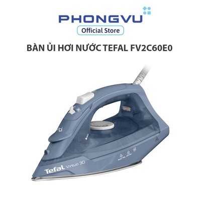 Bàn ủi hơi nước Tefal FV2C60E0 (Xanh lam) - Bảo hành 24 tháng