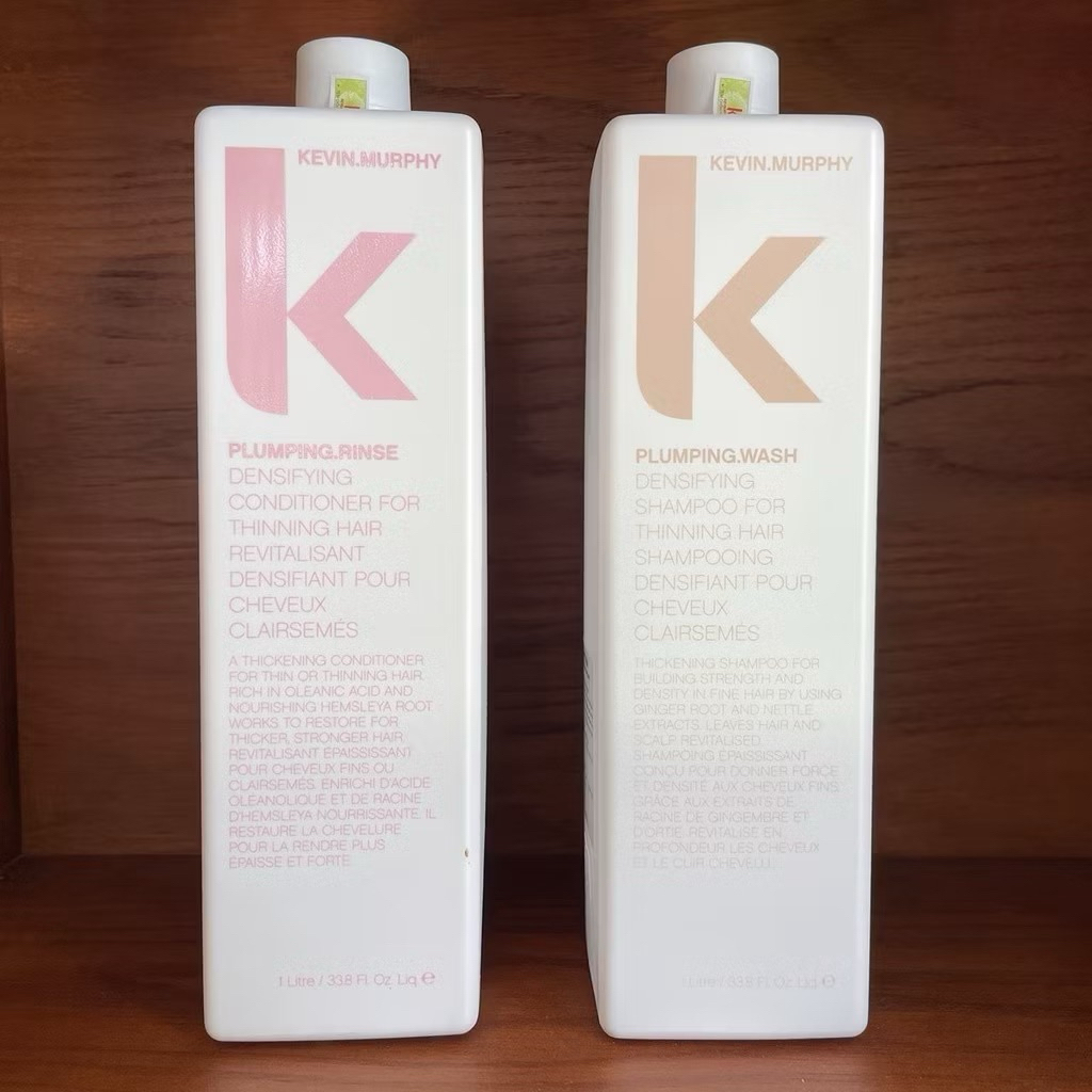 Dầu Gội và dầu xả Làm Dày Tóc, giảm rụng Kevin Murphy Plumping 1000ml