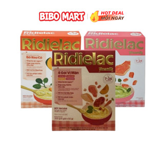 Bột Ăn Dặm Ridielac 200g Vị Ngọt Mặn Bổ Sung Vitamin Dưỡng Chất Cho Bé Từ 6-24 Tháng Tuổi-Bibo Mart