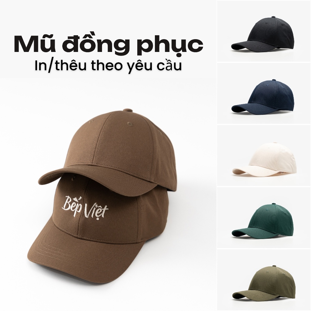 Mũ Đồng Phục, Mũ In Theo Yêu Cầu, Mũ Lưỡi Trai
