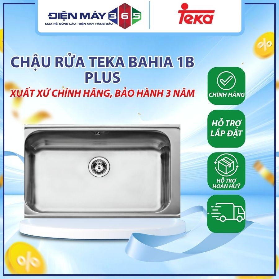 Chậu rửa TEKA  BAHIA 1B PLUS - 11127004- DNH