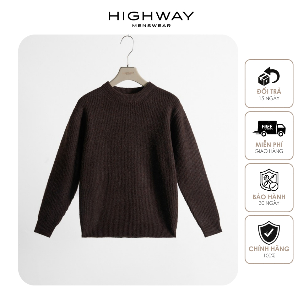 Áo len nam lông xù ấm áp Highway (Menswear) Randy