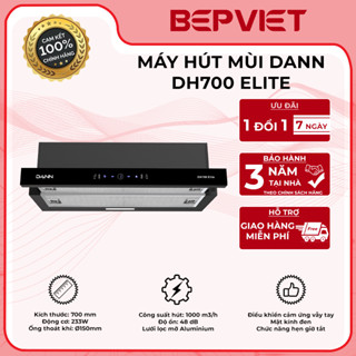 Máy hút mùi âm tủ Dann DH700 Elite, Kiểu dáng nhỏ gọn, Tự khử mùi, Động cơ siêu khoẻ