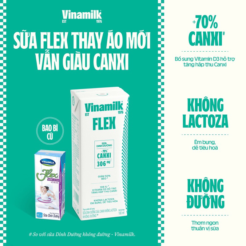 Thùng 48 hộp Sữa dinh dưỡng Vinamilk Flex 180ml