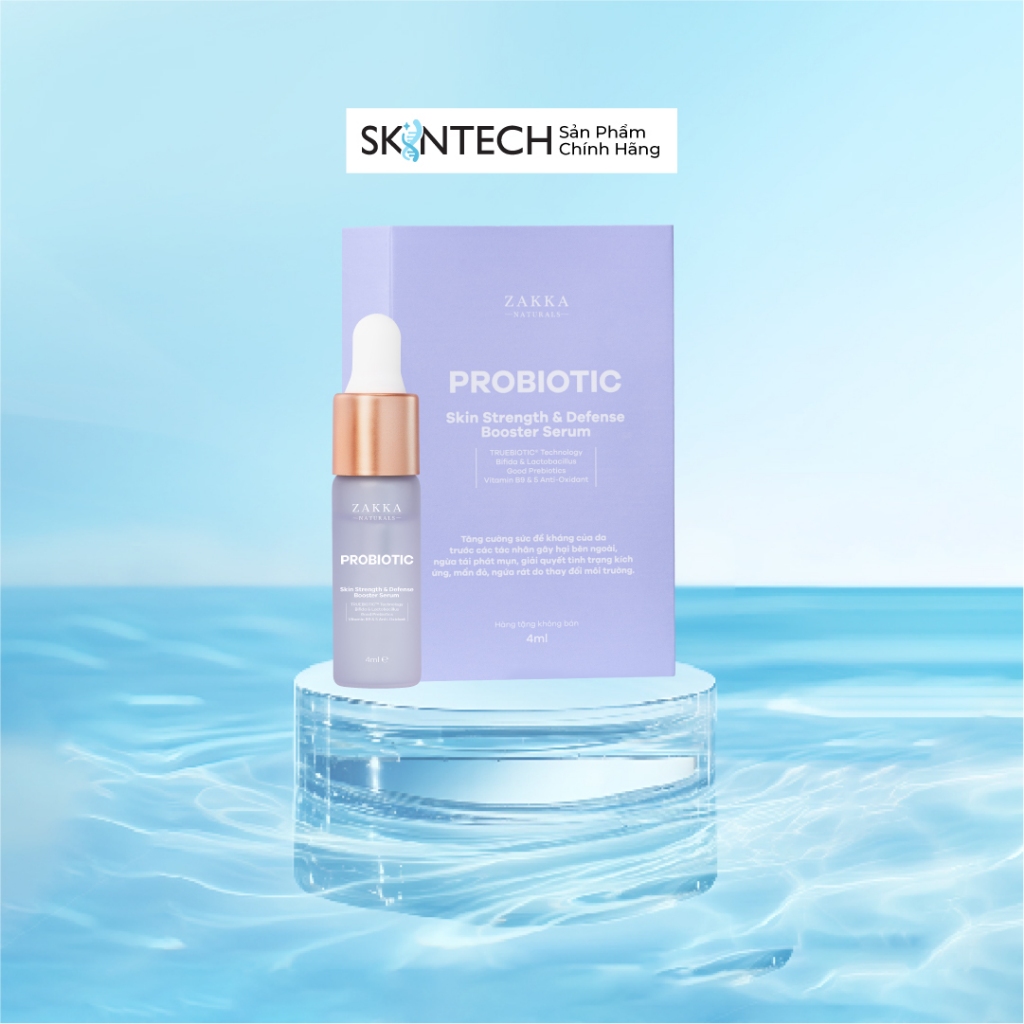 Tinh Chất Hỗ Trợ Khỏe Da Zakka Naturals Probiotic Skin Strength & Defense Booster 4ml