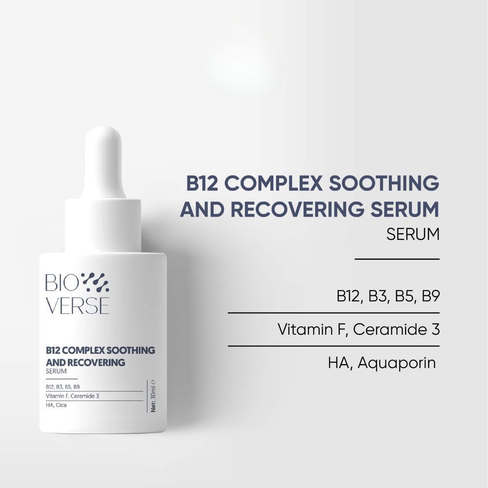 Ảnh 4 của Tinh chất Bioverse B12, B512 phục hồi, giảm kích ứng, giảm đỏ.