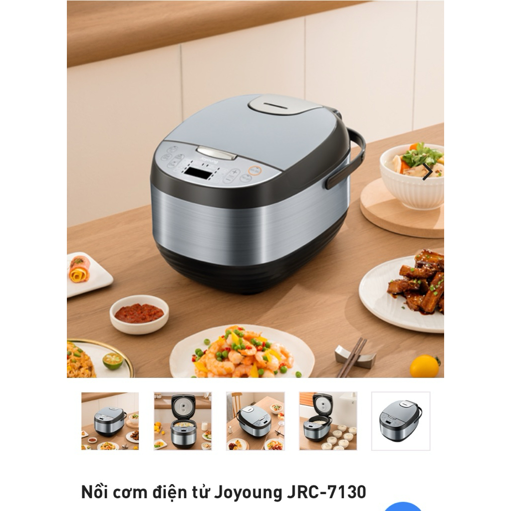 NỒI CƠM ĐIỆN TỬ JOYOUNG JRC-7130 5L – QUÀ TẶNG VINAMILK – THANH LÝ GIÁ TỐT