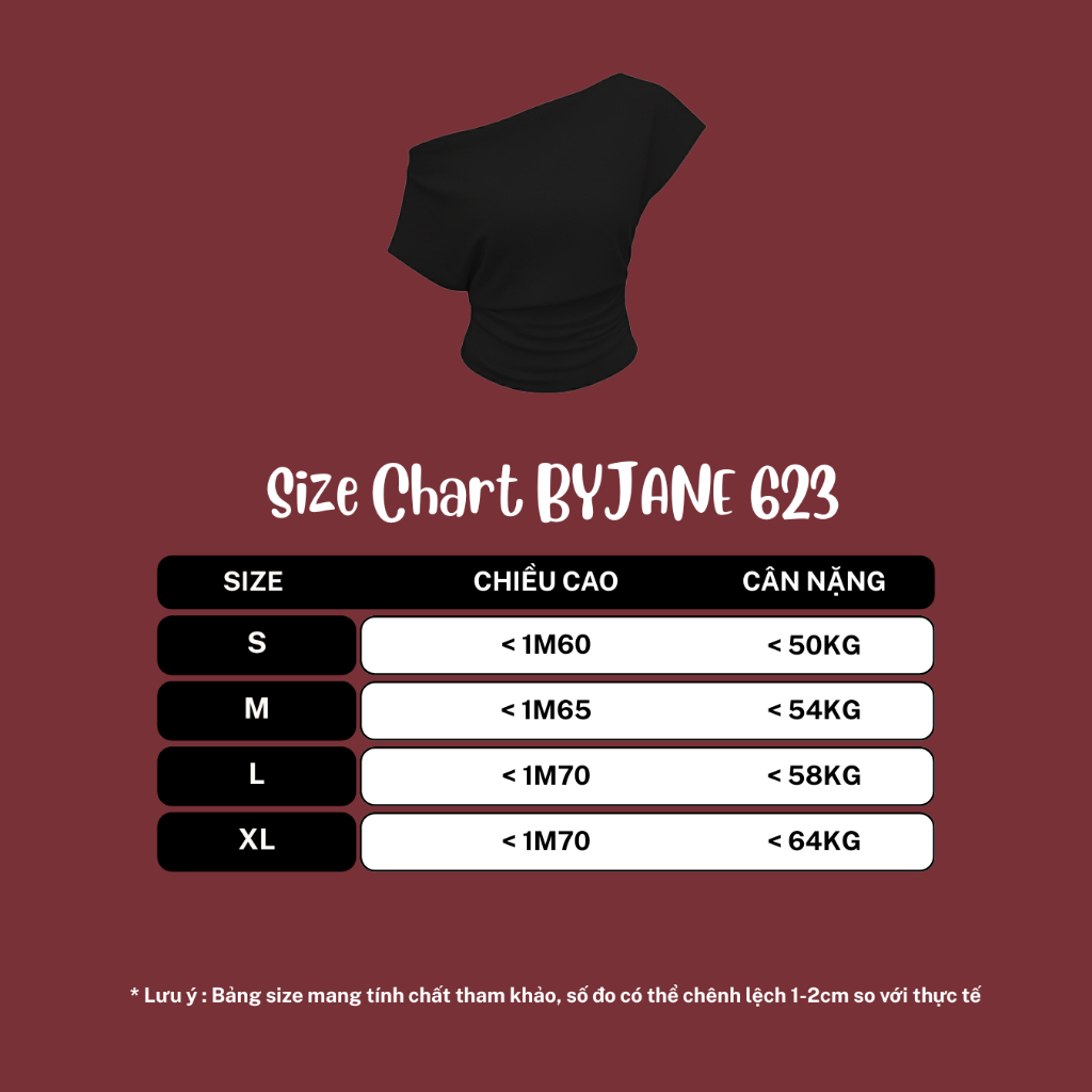 Áo Thun Nữ Trễ Vai Tay Ngắn Cotton Co Giãn Mềm Mịn Tôn Dáng Gợi Cảm BYJANE (từ 39–62kg) – 623 | BigBuy360 - bigbuy360.vn