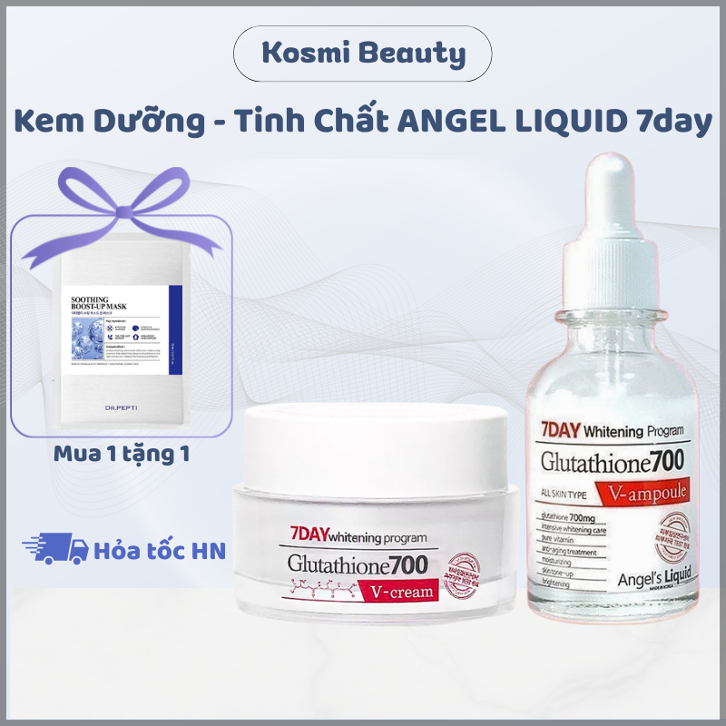 Serum Angel's liquid kem dưỡng Angel's liquid Glutathione 7Day  Whitening 700 V-Ampoule - Kosmi Beau