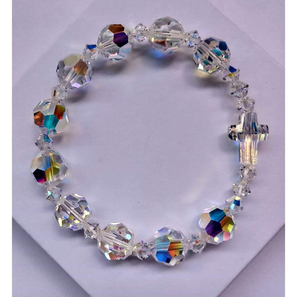 Vòng Tay, Chuỗi Đá Phale Swarovski Nhập Khẩu Kết Hợp Thánh Giá Phale Qúy Phái, Sang Trọng