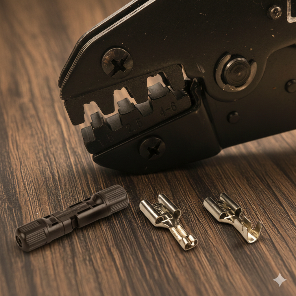 Kìm bấm cos MC4 chuyên dụng cho điện năng lượng mặt trời HS-03B dùng cho dây từ 1.5mm đến 6mm dây 16