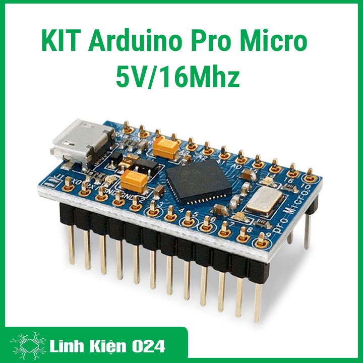 Sản phẩm KIT Arduino Pro Micro 5V/16Mhz ATmega32U4 ( BH : 1 tháng )