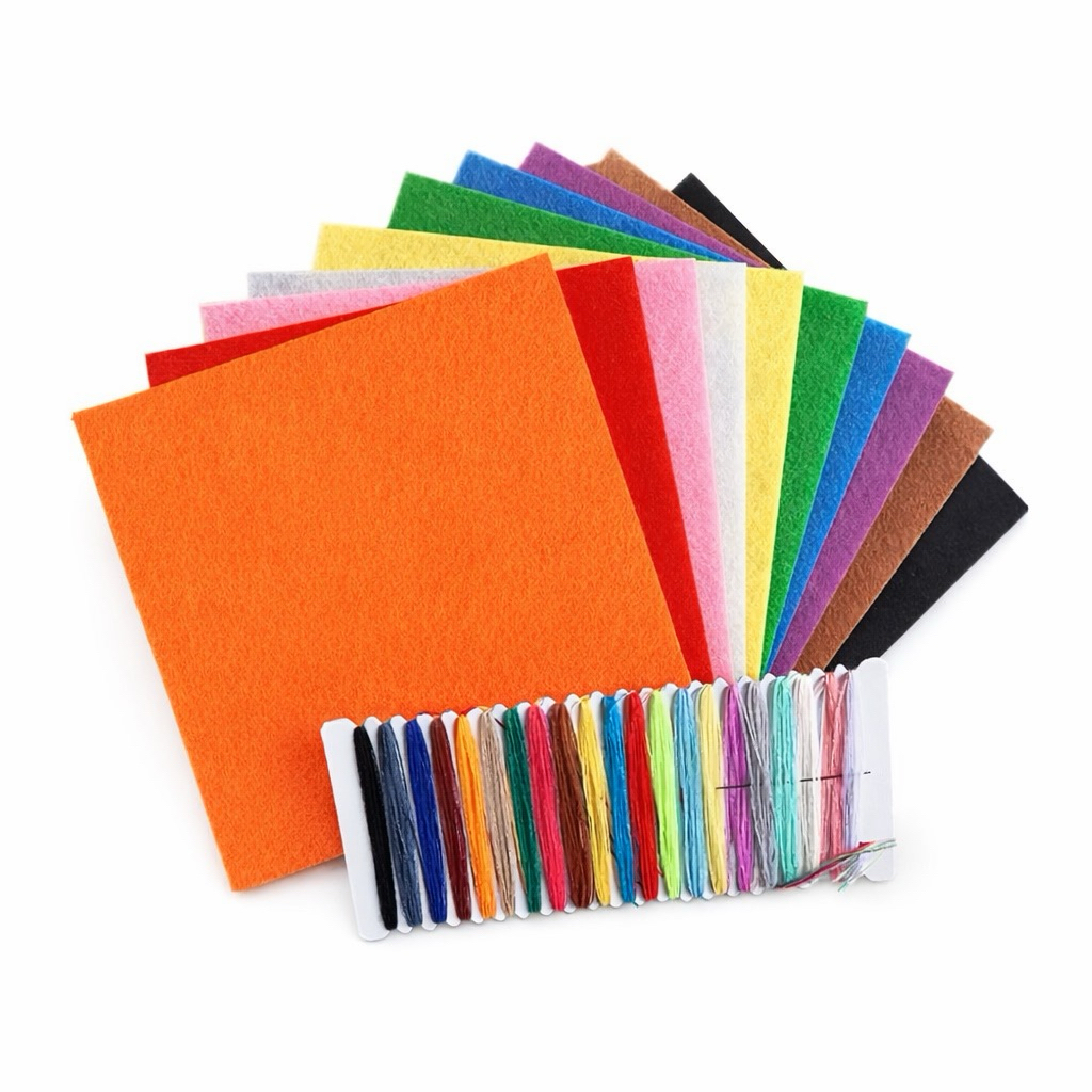 [30*30cm] Vải Nỉ mềm- Vải dạ thủ công mầm non DIY ,đồ treo nôi sách vải túi nỉ ...