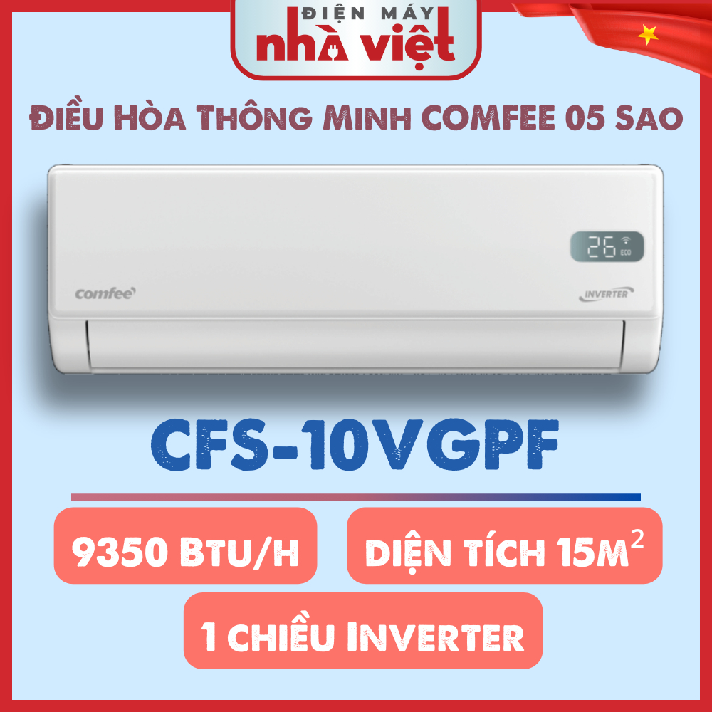 [ CFS-10VGPF ] - Điều Hòa Thông Minh COMFEE 05 Sao Mới 1 Chiều Inverter (Chỉ Giao)