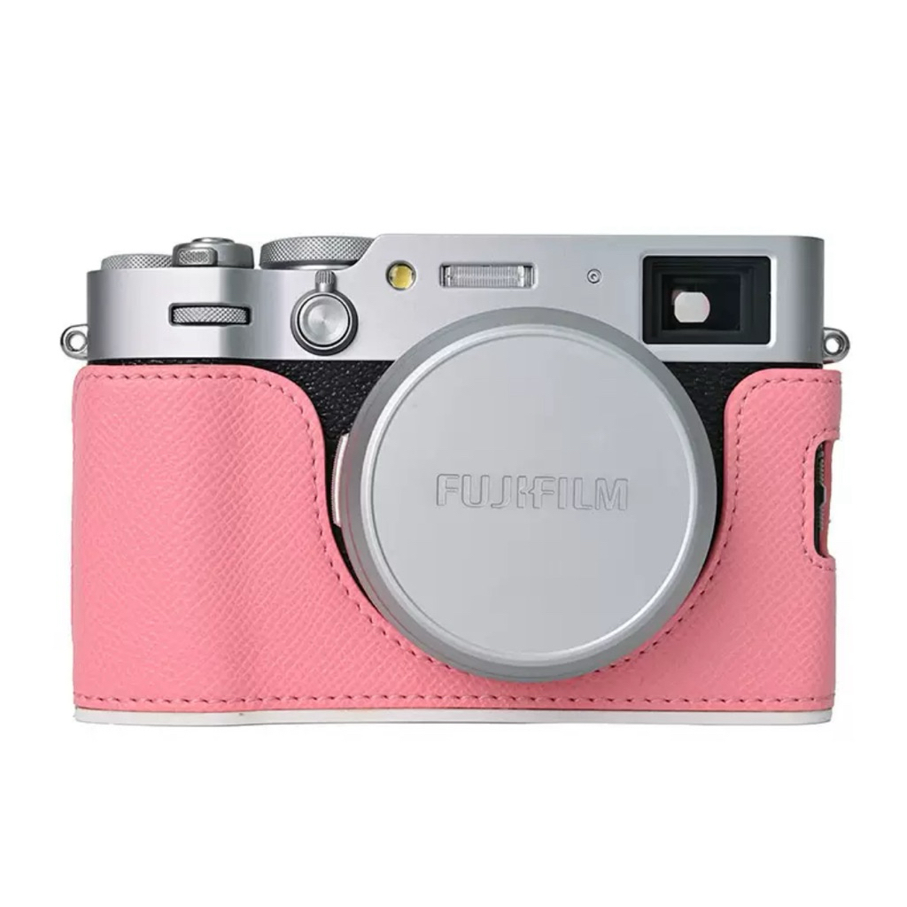 [SẴN HCM] BAO DA HALF CASE da PU Fujifilm 𝐗𝟏𝟎𝟎𝐕𝐈 - Vỏ ốp Máy Ảnh