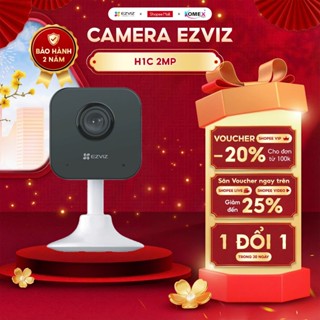 Camera Wifi Trong Nhà EZVIZ H1C Góc Cố Định, Độ phân giải 1080P Đế Nam Châm Đàm Thoại 2 Chiều