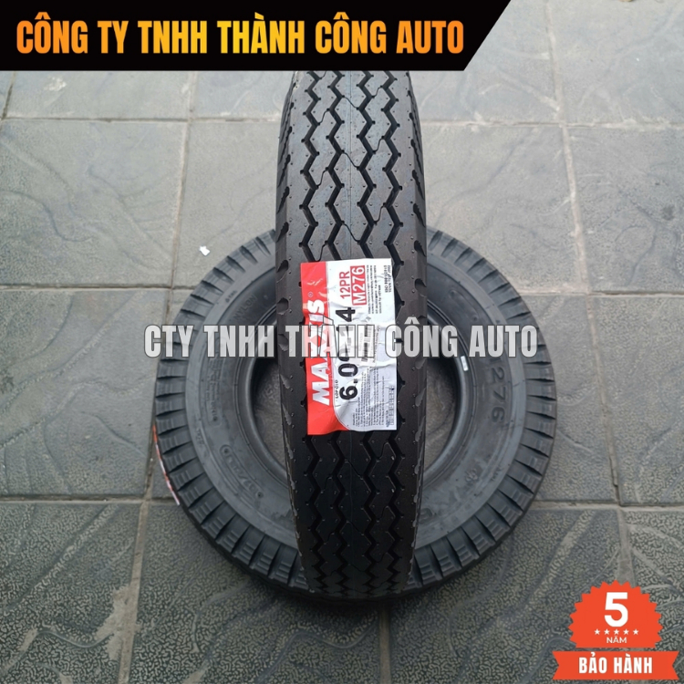 Lốp 6.00-14 MAXXIS gai xuôi - Lốp trước K2000 Lốp K140 Lốp K190 - Lốp 600-14 12PR M276 Lốp xe tải