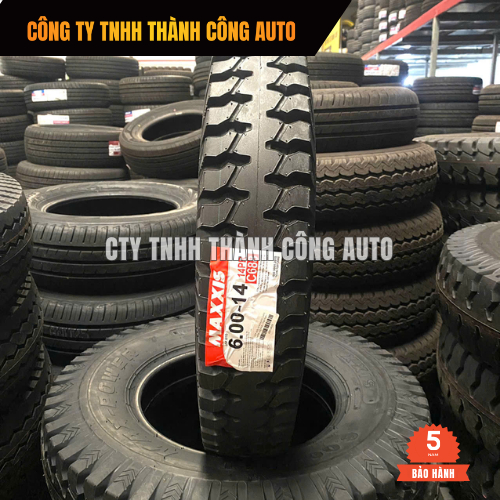 Lốp 600-14 MAXXIS gai ngang C688 - Lốp 6.00-14 dùng ruột săm 14PR C688 Lốp 600 14 xe tải chính hãng