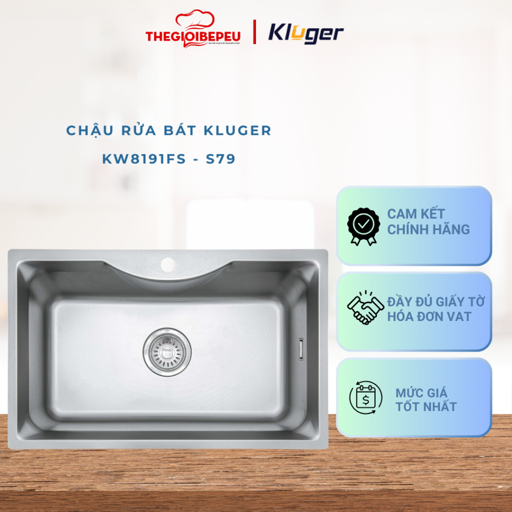 Chậu rửa bát Kluger KW8191FS – S79