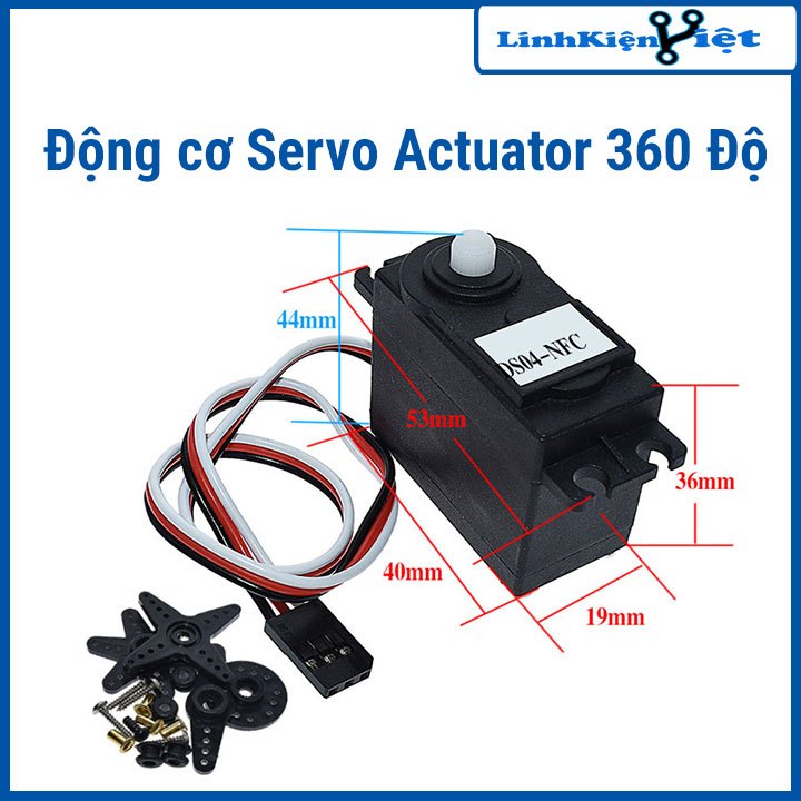 Động cơ Servo Actuator 360 Độ