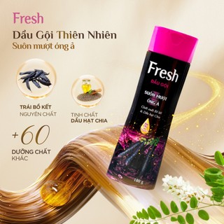 Dầu Gội FRESH Thiên Nhiên Nuôi Dưỡng Tóc Chắc Khoẻ, Mềm Mượt, Bồng Bềnh 180gram