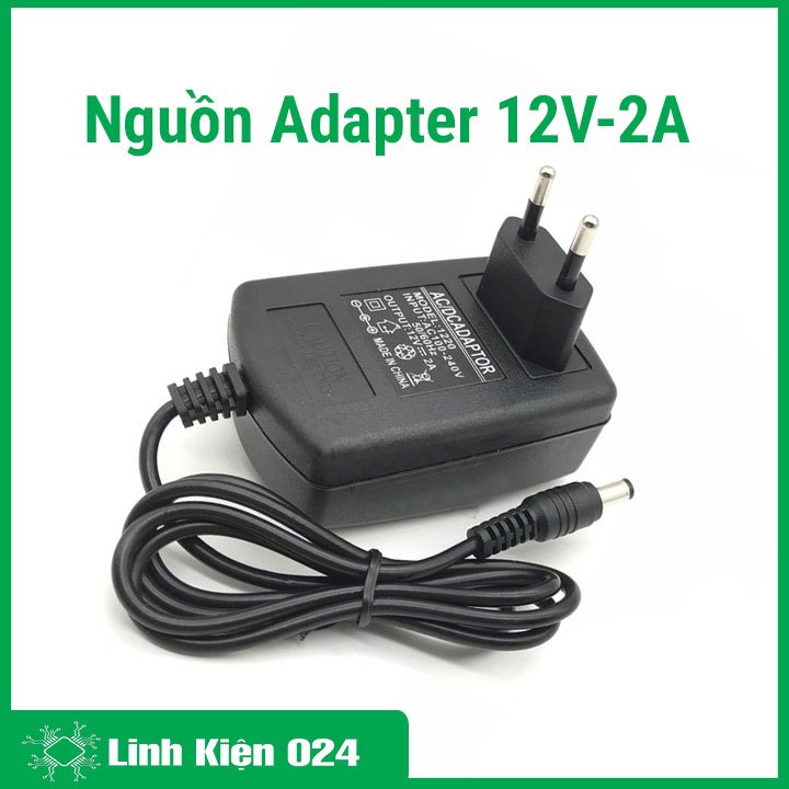 Nguồn Adapter 12V-2A 5.5*2.1mm