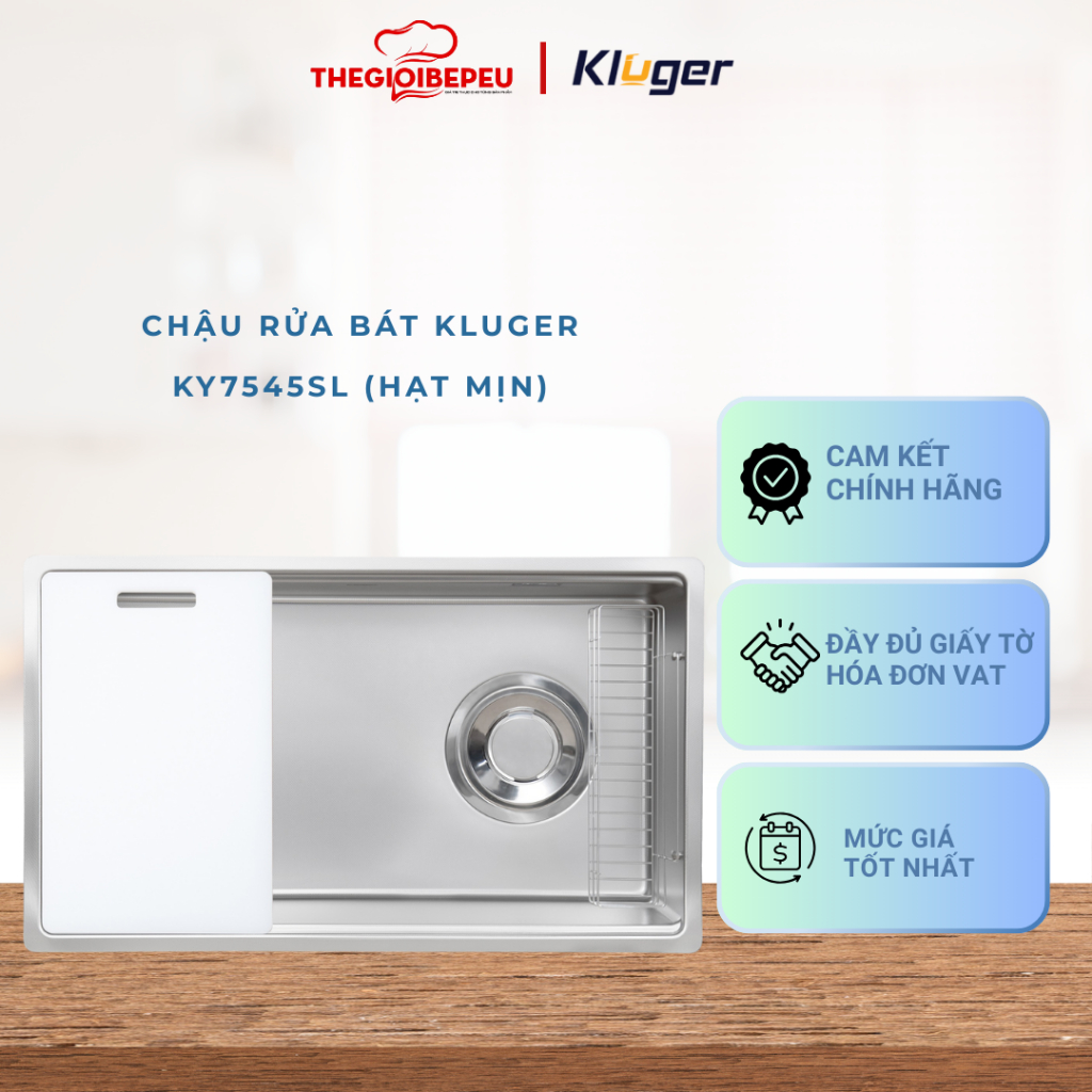 Chậu rửa bát Kluger KY7545SL thuộc bộ sưu tập TOYA