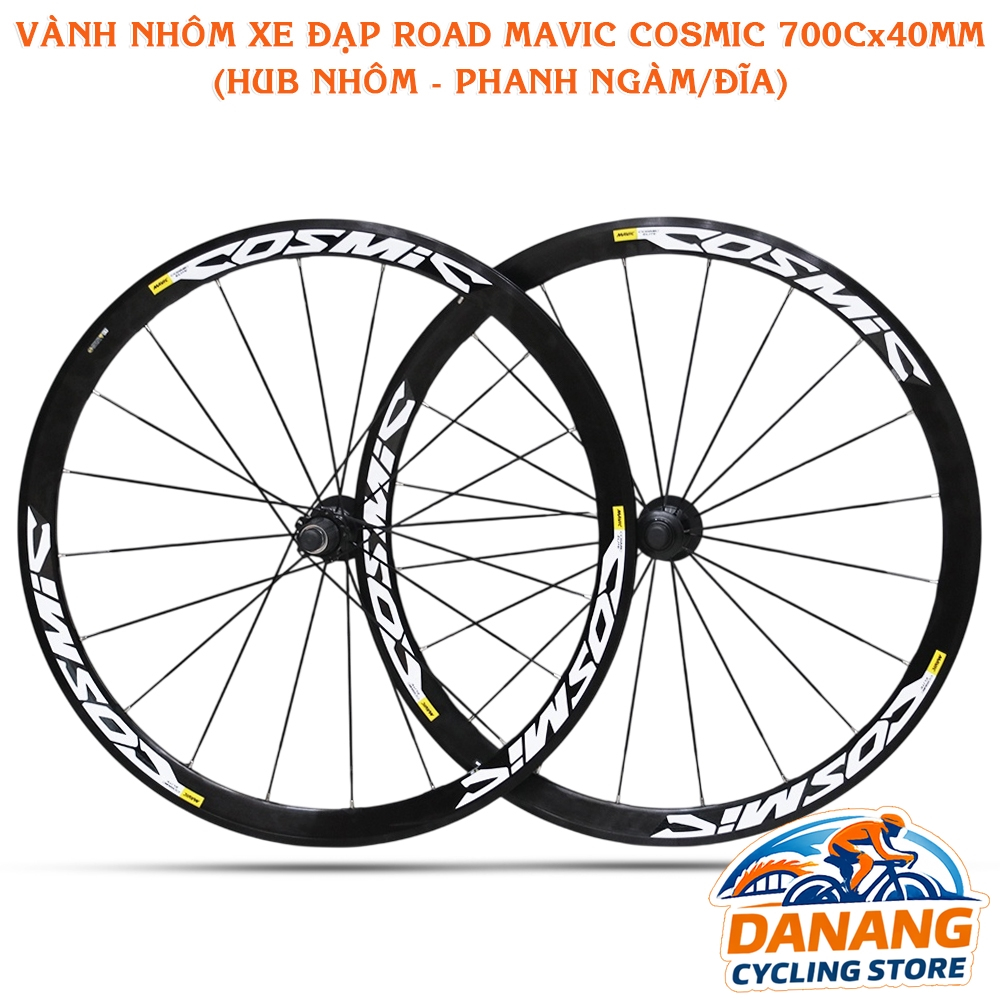 Bộ Bánh Xe Đạp Road MAVIC COSMIC ELITE – Vành Nhôm 700C Cao 40mm