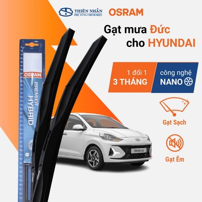 Căp gạt mưa cho xe KIA, chính hãng OSRAM thương hiệu Đức, có lớp phủ NANO