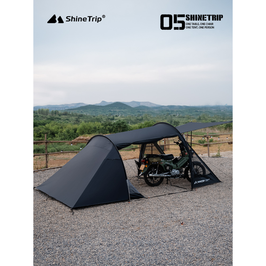 𝐒𝐡𝐢𝐧𝐞𝐓𝐫𝐢𝐩 - Lều Cắm Trại Đường Hầm – Lều Dã Ngoại, Lều Camping Khung Nhôm 7001, Vải Oxford 150D
