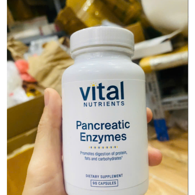 Vital Nutrients Pancreatic Enzymes supports healthy digestion by supplying natural enzymes that are 