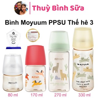 Bình sữa Moyuum thế hệ 3 80ml/170ml/270ml/330ml Hàn quốc chính hãng